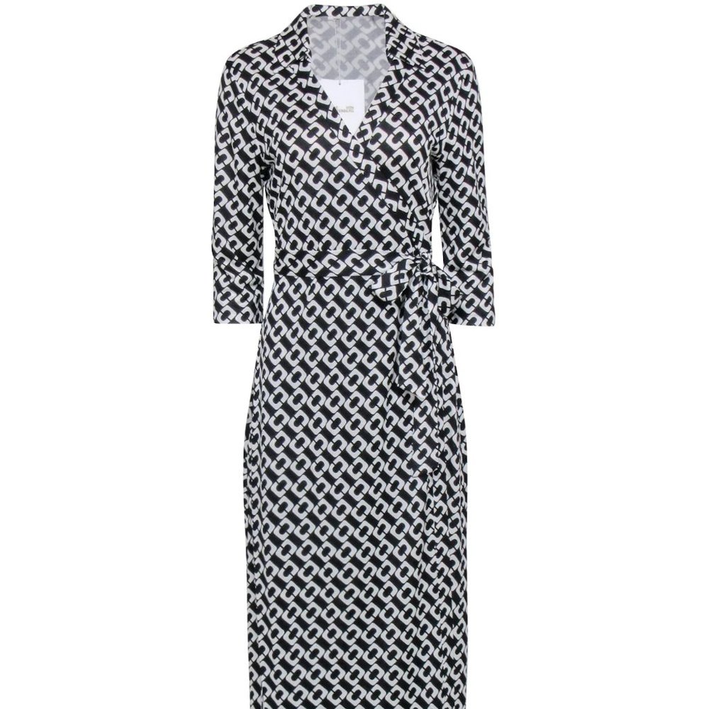 Diane Von Furstenberg Long Wrap Dress